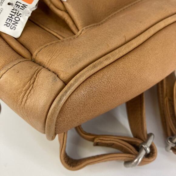 LE DONNE MINI SOFT TAN LEATHER BACKPACK - Picture 11 of 16